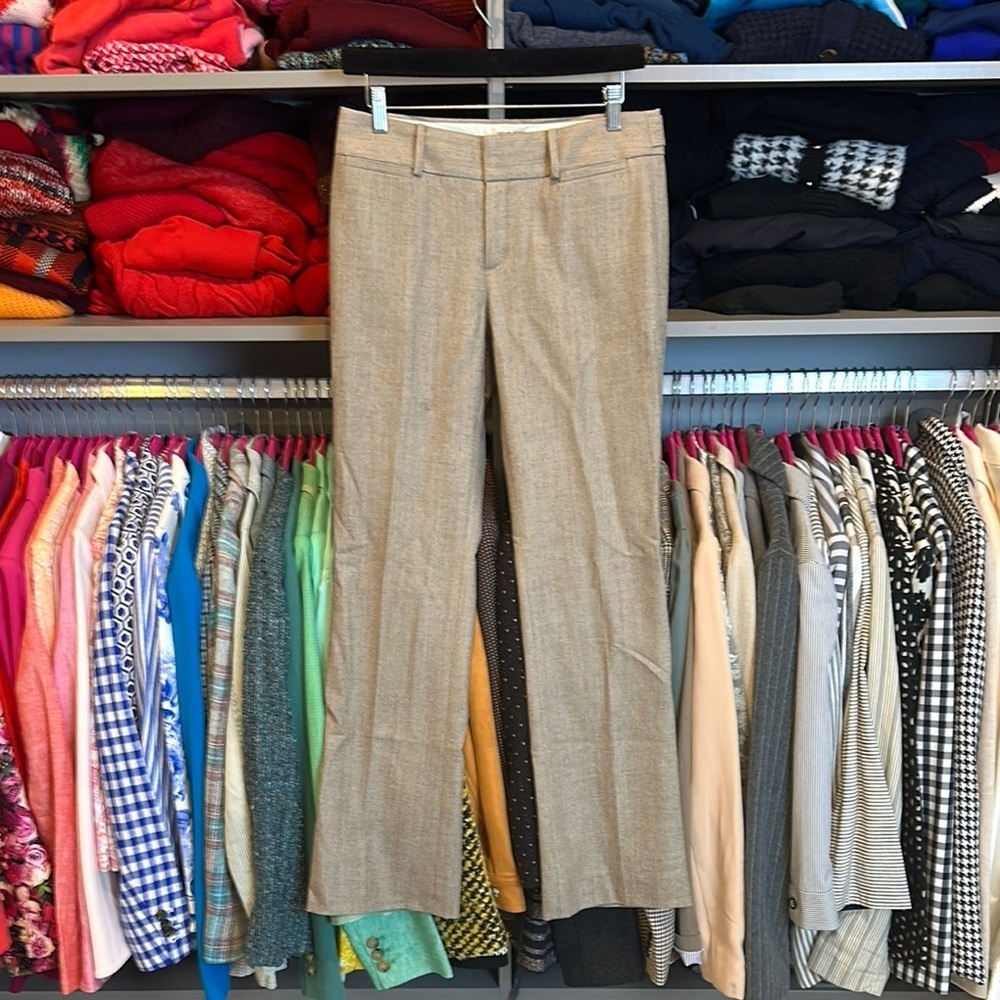 Banana Republic The Martin stretch fit tan trousers size 2